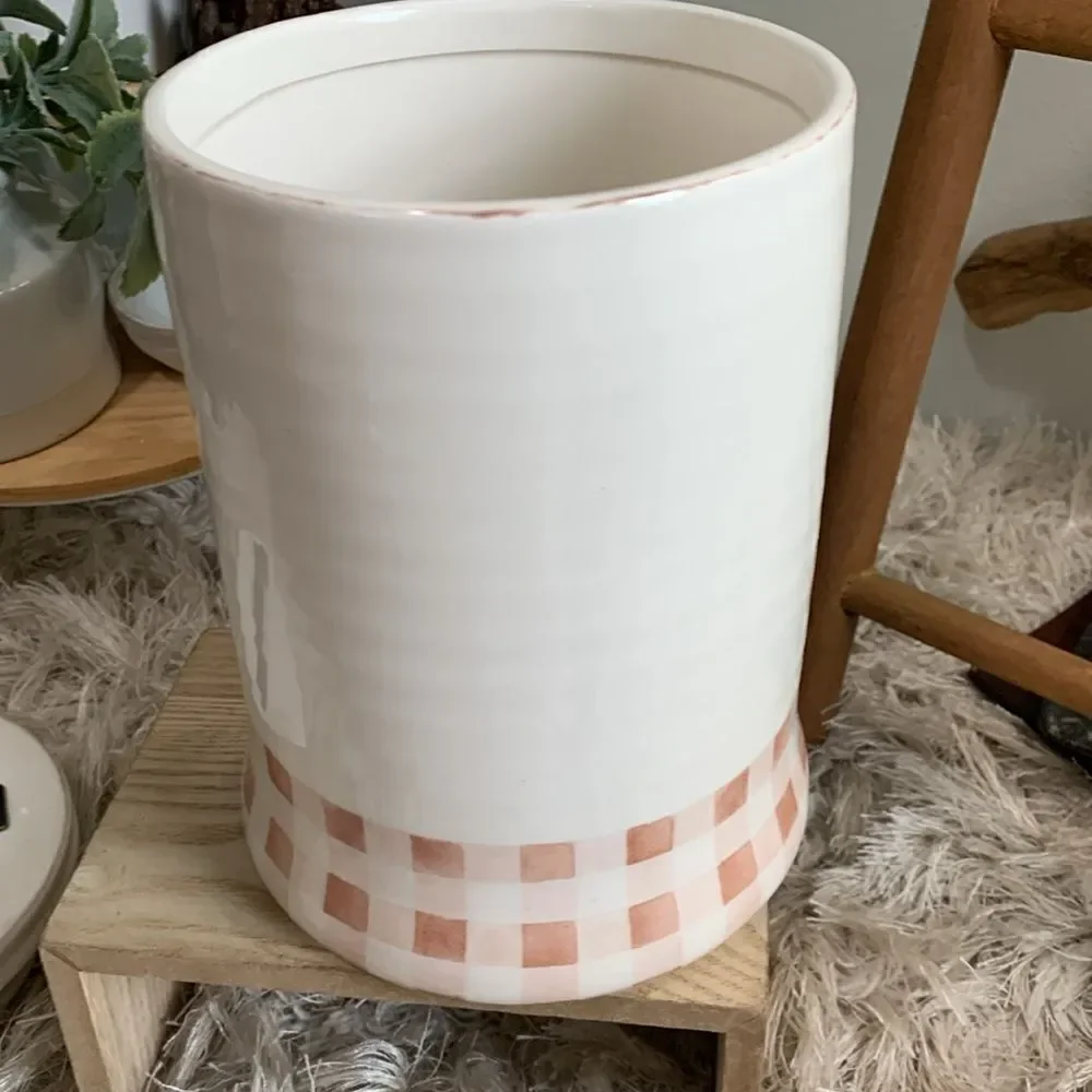 Pier 1 Earthenware Goat Cookie Biscuit Storage Jar